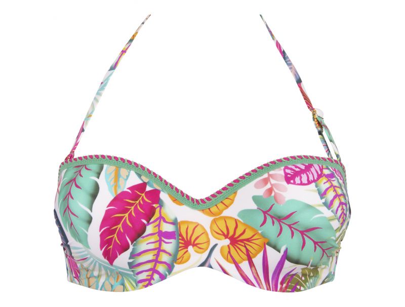 Antigel Bandeau bikini La muse des ile multicolor 38 B