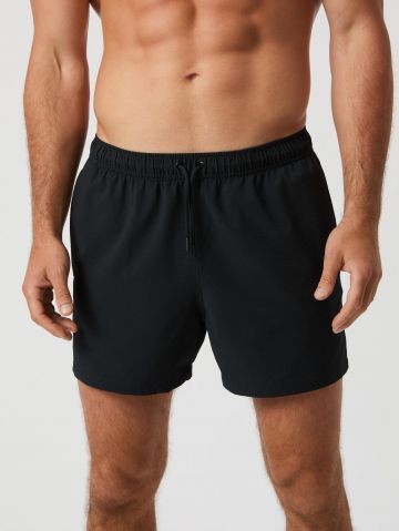Borg Seersucker swim shorts zwart
