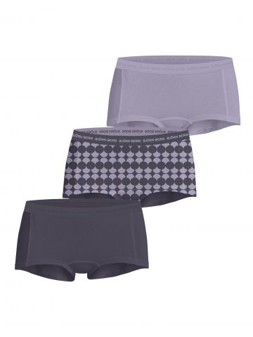 Everyday cotton boxer shorts 3P blauw