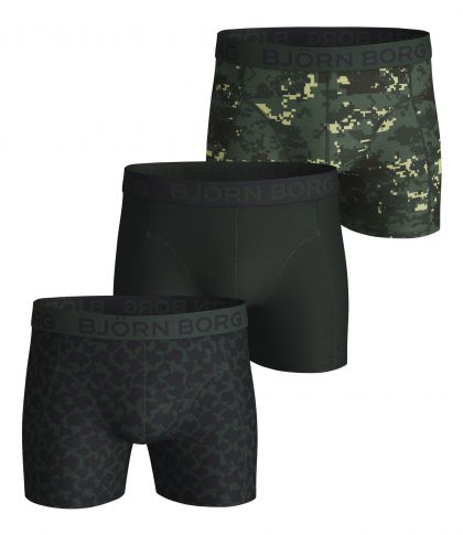 Bjornborg Shorts for Him 3P groen M -