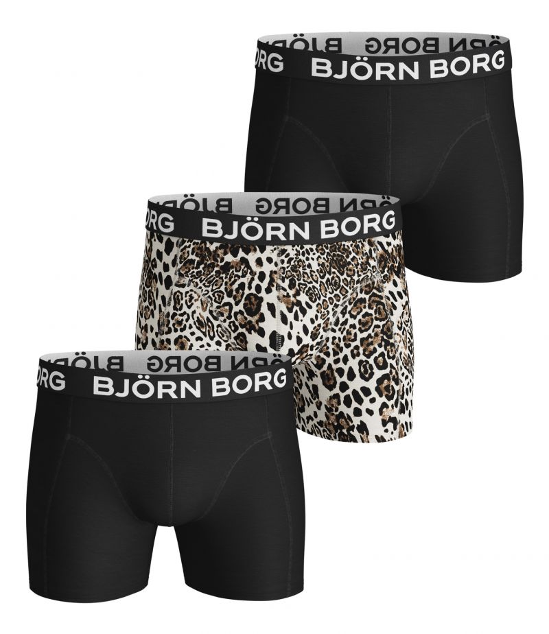 Bjornborg Shorts for him 3P zwart M -