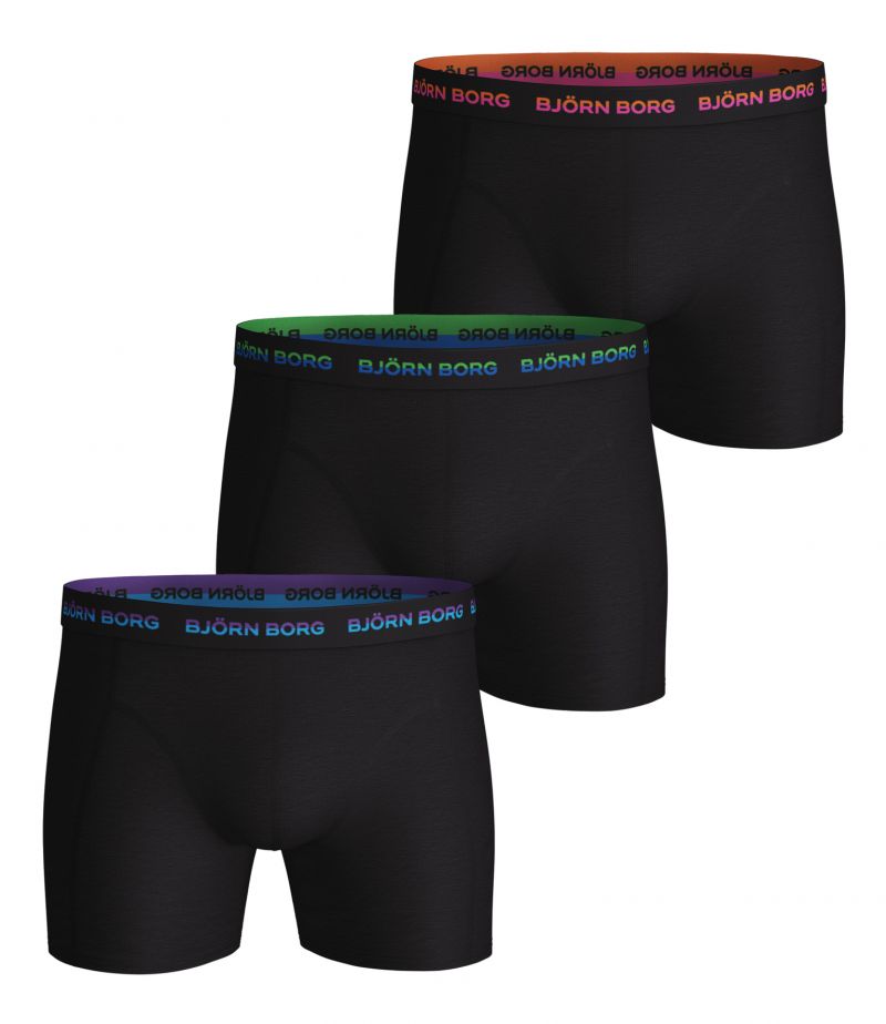 Bjornborg Shorts for Him 3P zwart M -