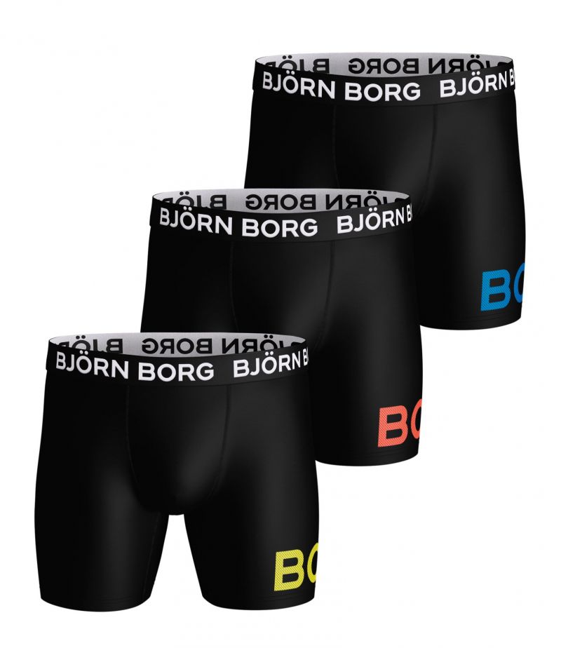 Bjornborg Shorts for him 3P zwart Xl -