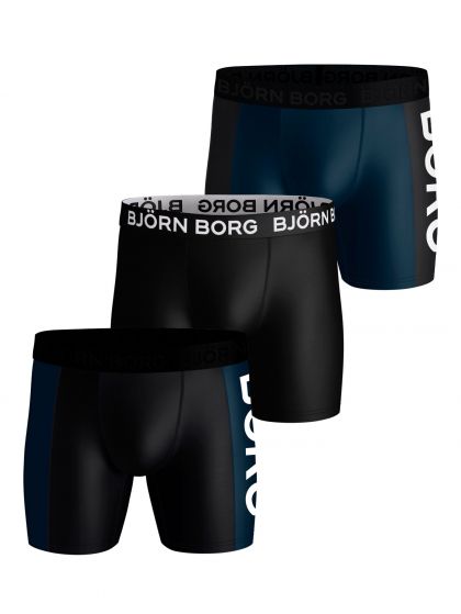 Bjornborg Shorts for Him Performance 3P zwart L -