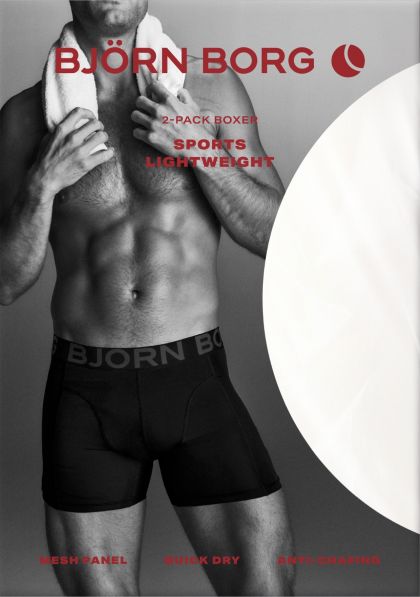 Bjornborg SPORTS LIGHTWEIGHT BOXER 2p groen S -