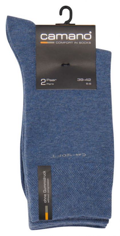 Camano Unisex ca-soft Socks 2p grijs 43-46