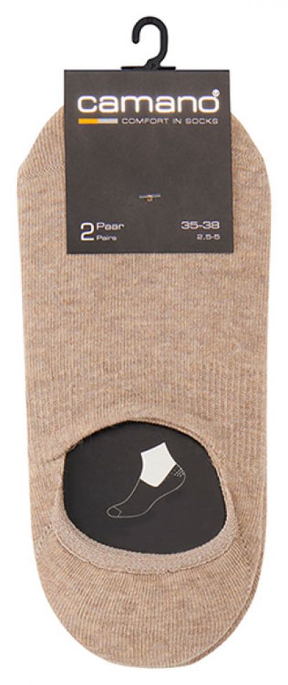 Camano Unisex comfort Footies 2p wit 35-38 -
