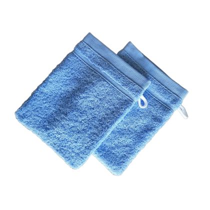 Casa Chiara Washandje 16x21 blauw U -