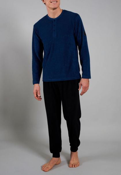 Ceceba Pyjama badstof blauw 50 -