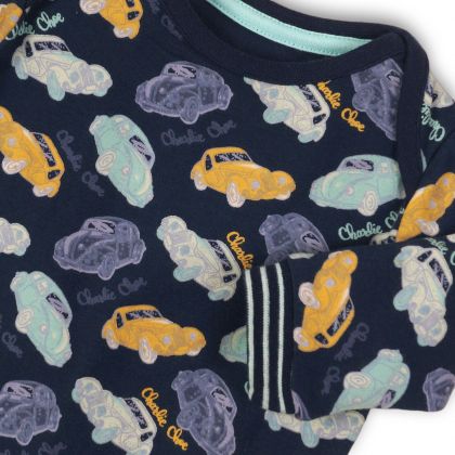 Charliechoe Baby jumpsuit blauw 50 -