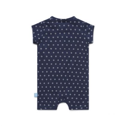 Charliechoe Baby jumpsuit short sleeve Under the Sea blauw 74 -