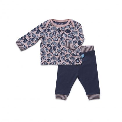 Charliechoe Baby Lounge set roos 80 -