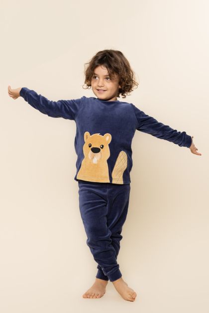 Charliechoe Boys Pyjama blauw 122/128 -