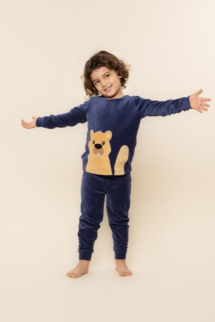 Charliechoe Boys Pyjama blauw 122/128 -