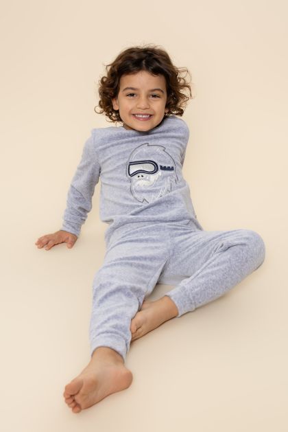 Charliechoe Boys Pyjama grijs 158/164 -