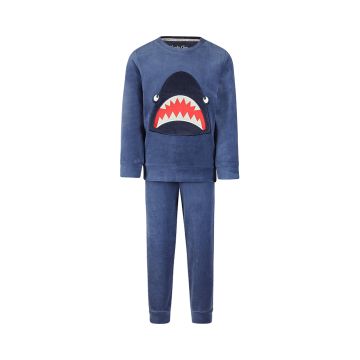 Charliechoe Boys pyjama velour blauw 158/164 -