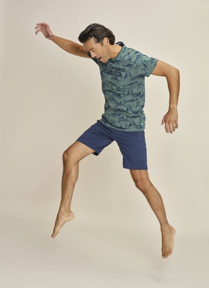 Charliechoe Men Pyjama Lost in Paradise groen M -