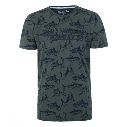 Charliechoe Men Pyjama Lost in Paradise groen M -