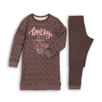 Charliechoe Pyjama hartjes roos 86/92 -