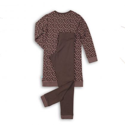 Charliechoe Pyjama hartjes roos 146/152 -