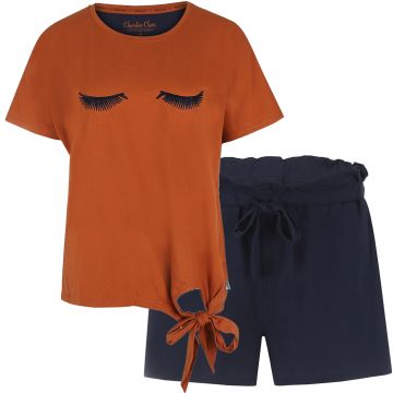 Charliechoe Pyjama Lost in Paradise blauw S -