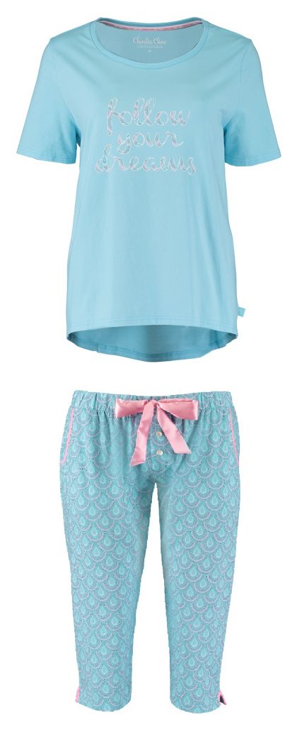Charliechoe Pyjama turquoise S -