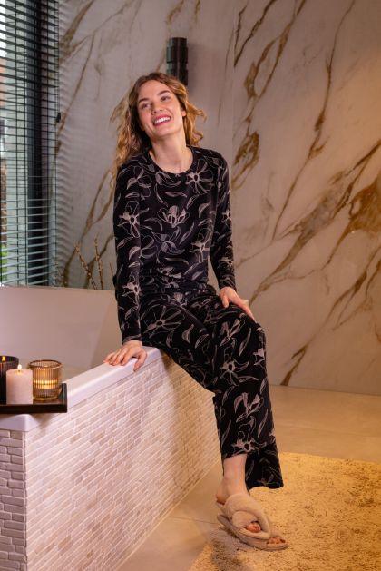 Charliechoe Women nightwear set zwart L -