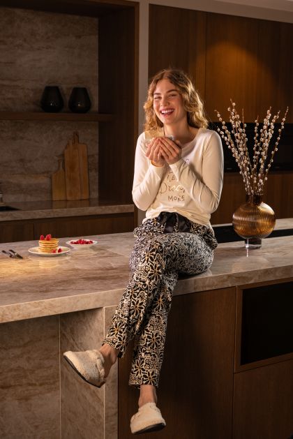 Charliechoe Women Pyjama champagne Xl -