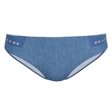 Slip Collage Jeans blauw