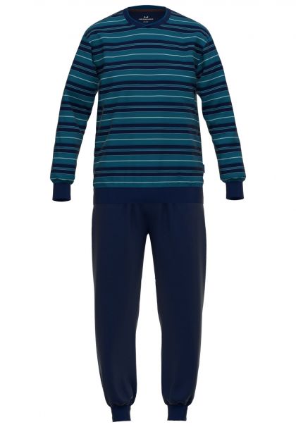GÖtzburg Pyjama interlock blauw 50 -