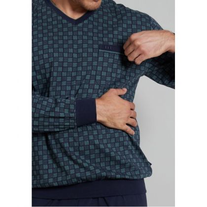 GÖtzburg Pyjama V-neck blauw 48 -