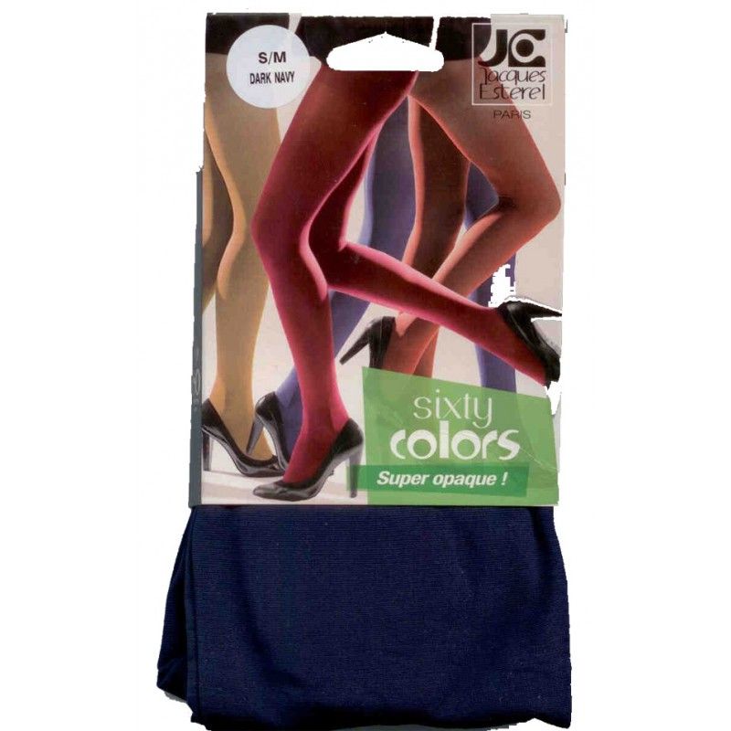 Jacques Esterel Panty Sixty 60 den DONKER MARINE blauw L/xl -