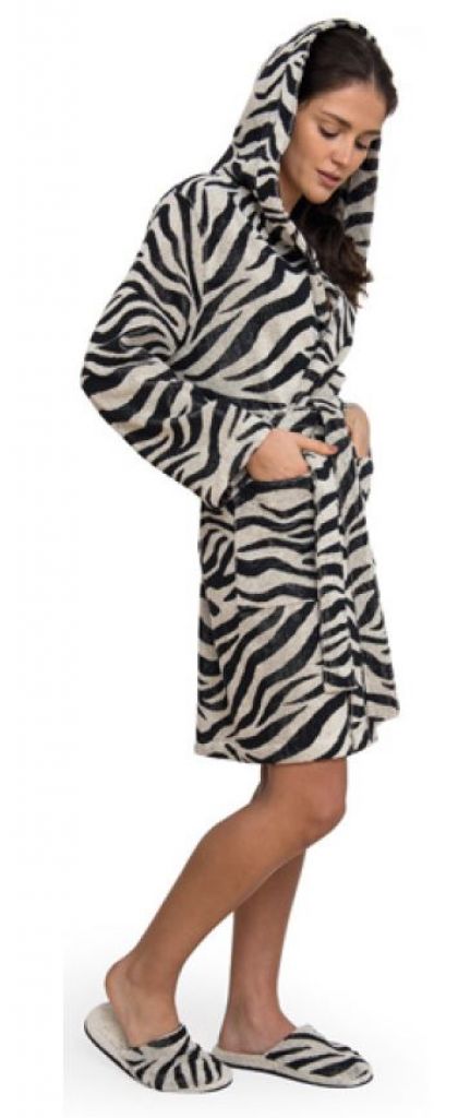 Lasa Home Badjas Zebra zebra M -