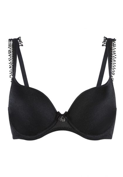 Linga Dore BH Daily Uni Fit T-ShirtBra BlackSparkle zwart 70 D