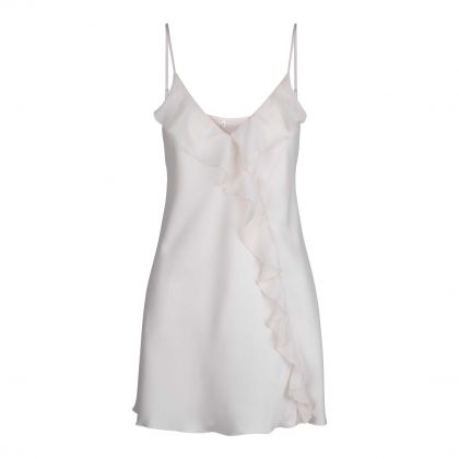 Linga Dore Chemise met ruffel roos S -