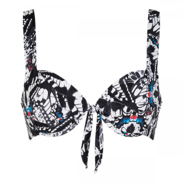 Linga Dore Halterneck bra Butterfly zwart 38 B