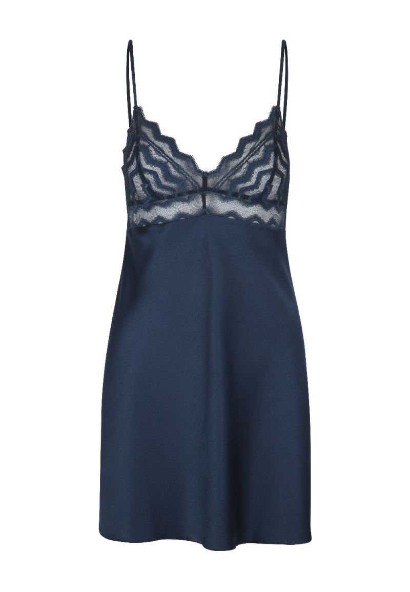 Linga Dore Jurk blauw L -