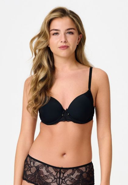 Linga Dore Push Up BH zwart 70 A