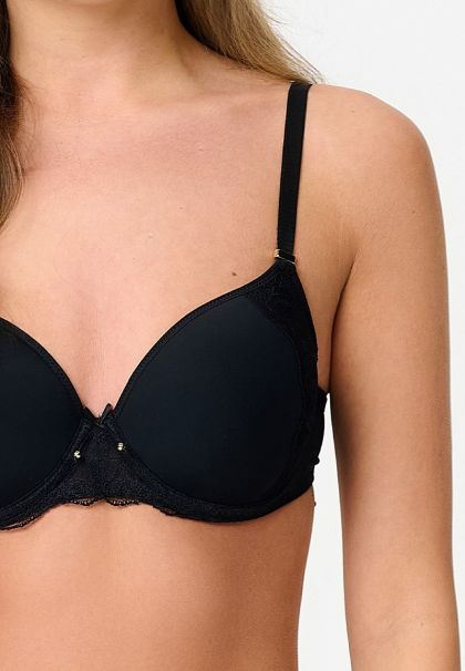 Linga Dore Push Up BH zwart 70 A