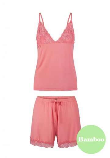 Shortama set rood