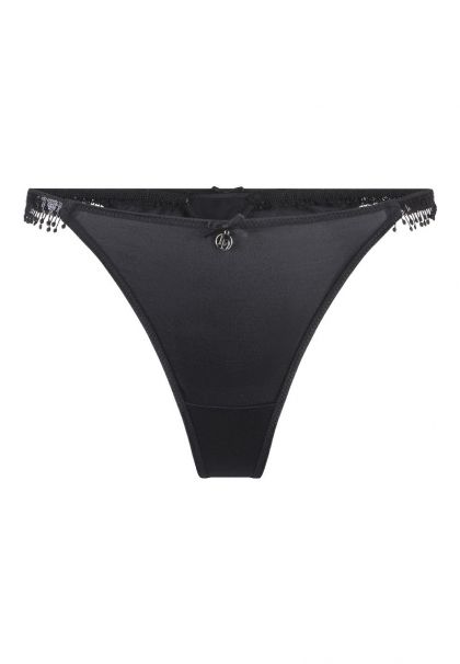 Linga Dore String Black Sparkle zwart S -