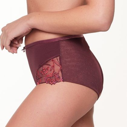 Linga Dore Taille slip bordeaux Xl -