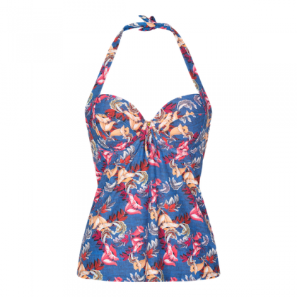 Linga Dore Tankini Denim blauw 40 B