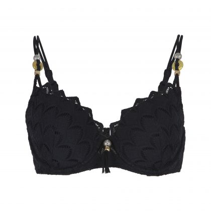 Linga Dore Voorgevormde beugel Bikini zwart 36 A