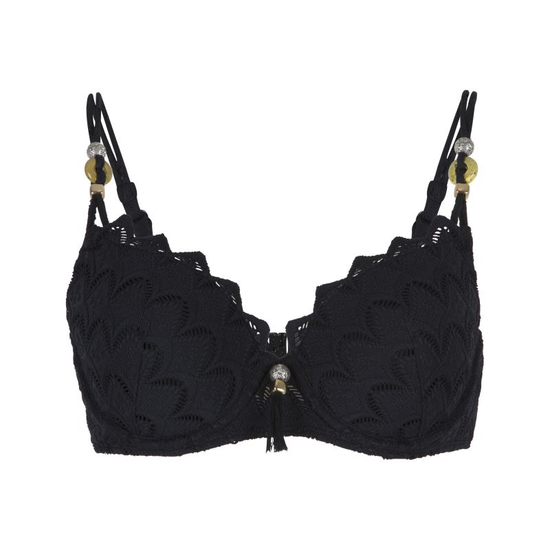 Linga Dore Voorgevormde beugel Bikini zwart 36 A