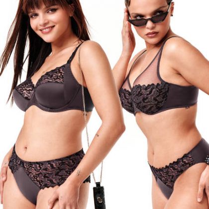 Louisa Bracq BH Electric Waves grijs 80 B