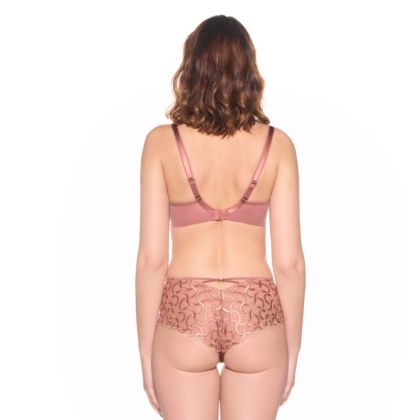 Louisa Bracq BH met beugel PÉGASE - TERRACOTTA roos 95 E