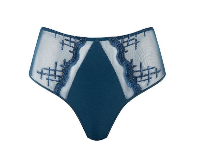 Louisa Bracq Culotte Matrix Neon Botanica blauw 50 -