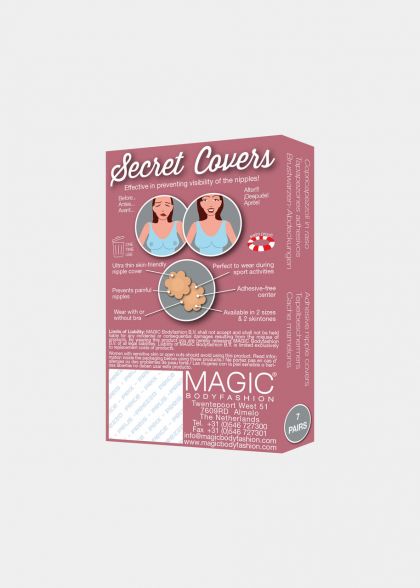 Magic Secret Covers (6 paar) huidskleur One Size -
