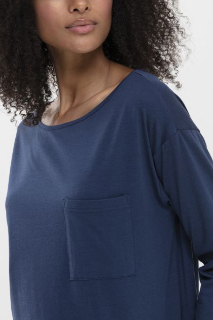 Mey Shirt serie Liah blauw Xl -